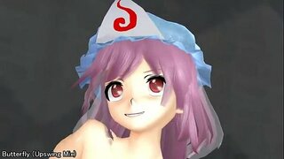 Загрузка акордаў для &#039;【MMD】Saigyoji Yuyuko vs Rough Riding Machine【R-18】